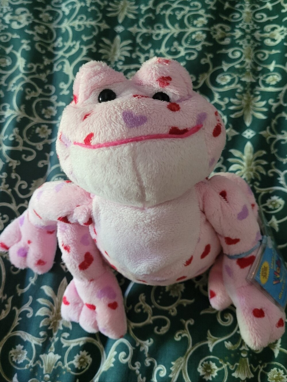 Vinage NWT Ganz Webkinz Valentine Heart Frog